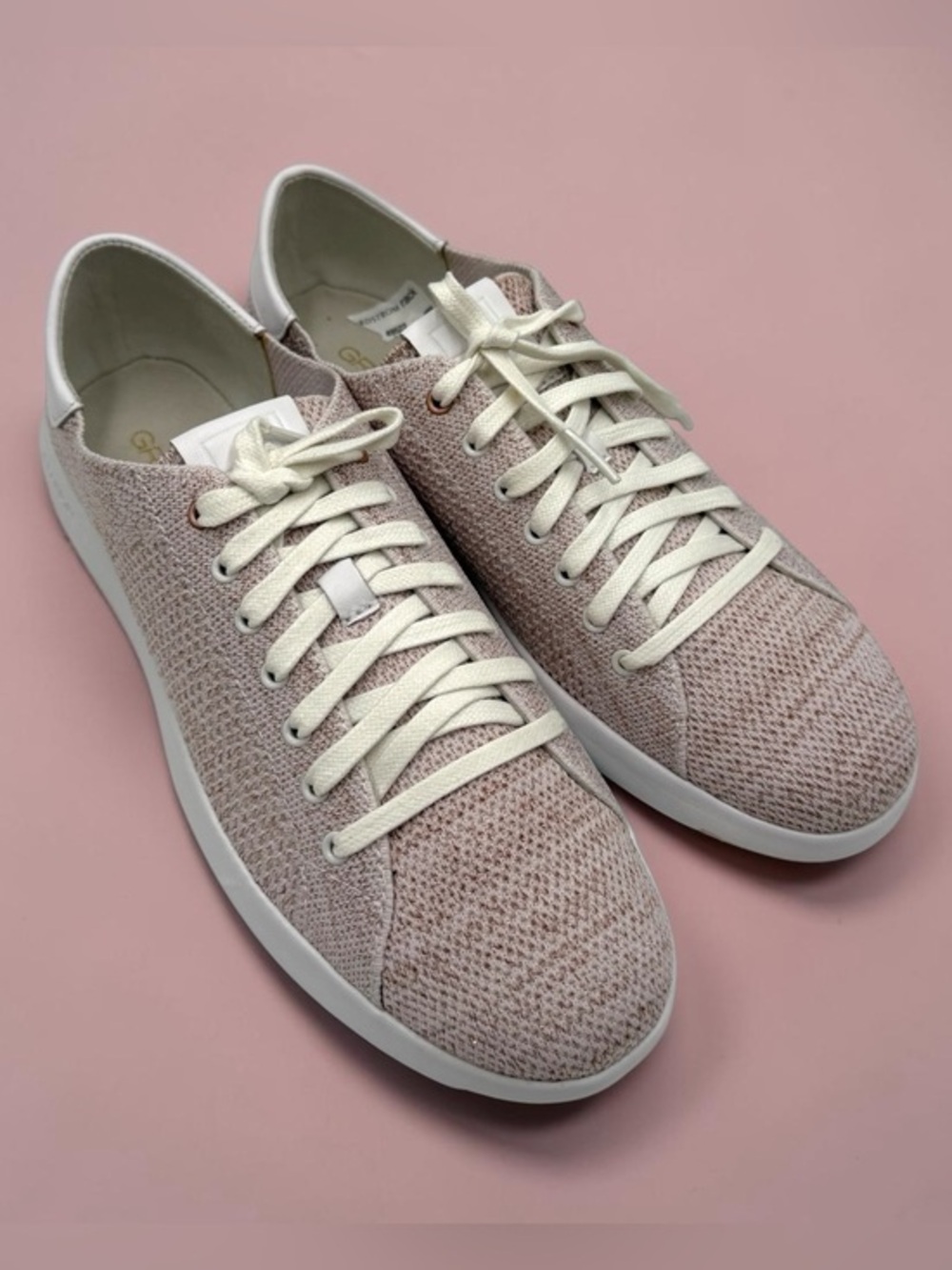Cole Haan Women Grandpro Stitchlite Tennis Sneakers New Size 9.5 Pink